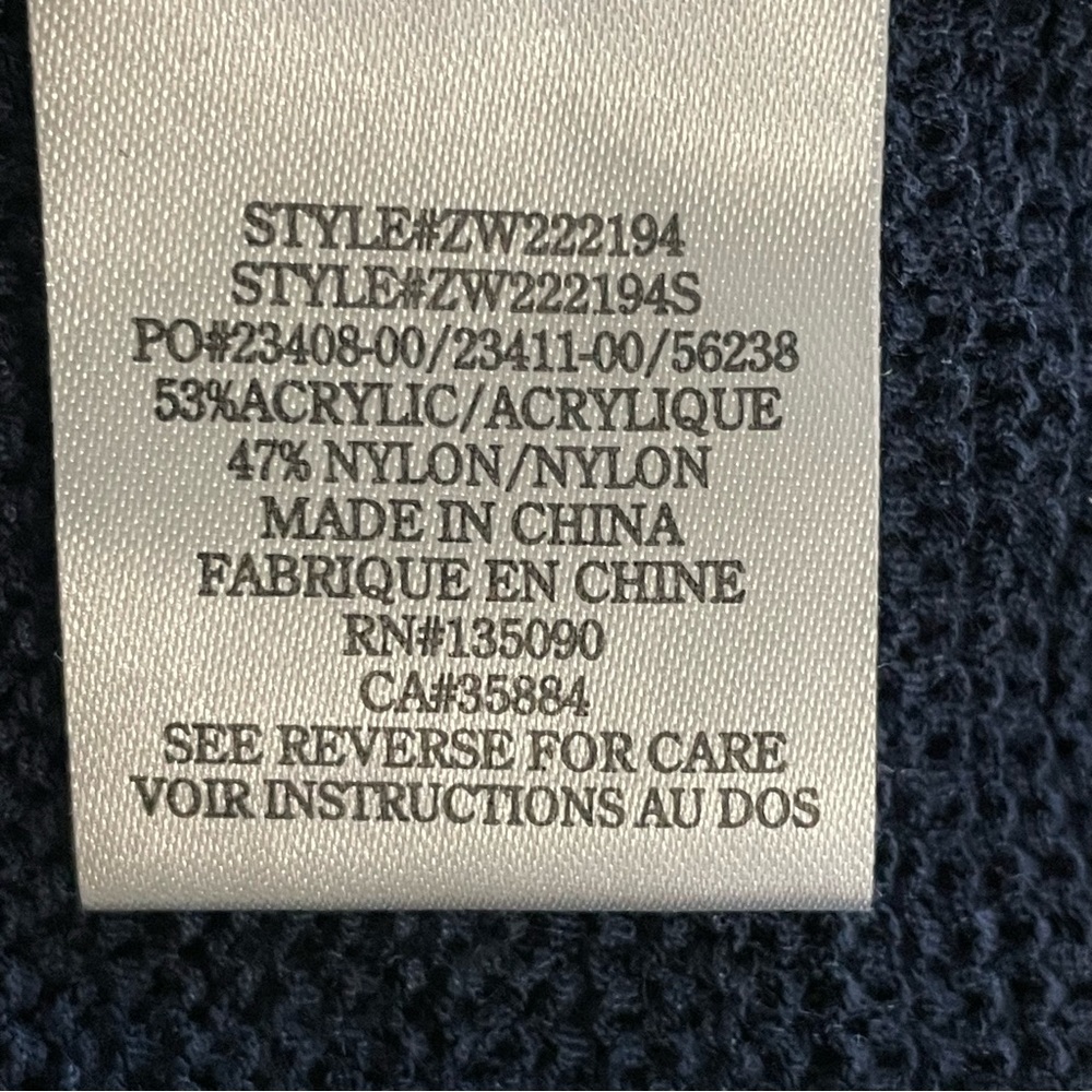 Z Supply | Navy Blue White Vacay Graphic Relaxed Sweater - Picture 7 of 8